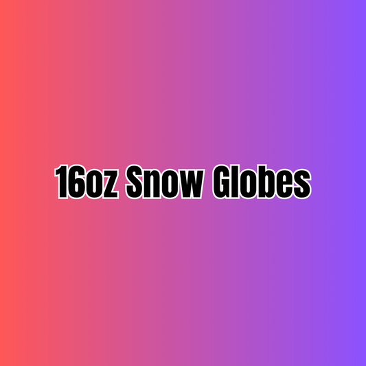 16oz Snow globes live sales